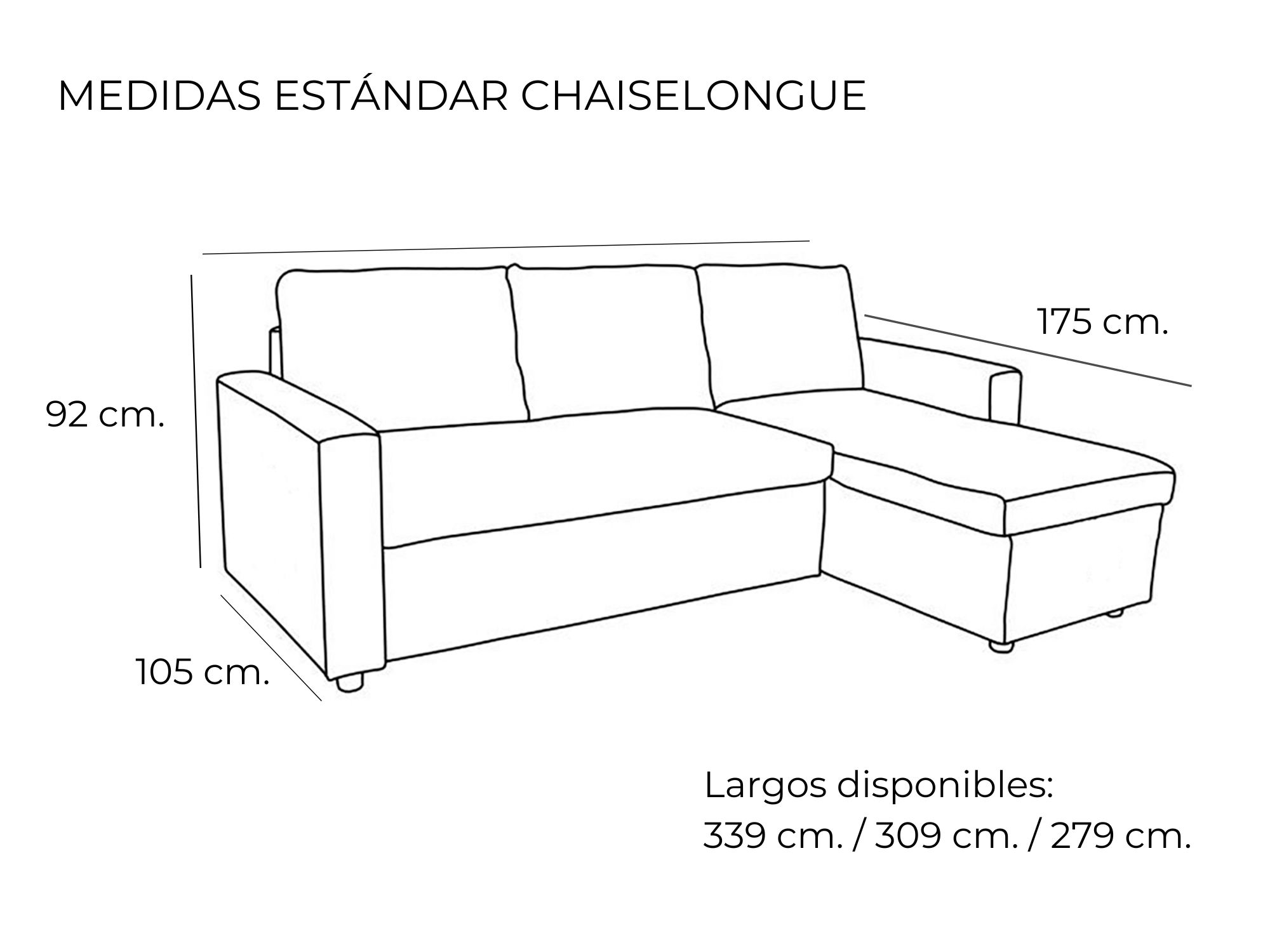 Sofá moderno de diseño Divani FEndy chaiselongue comprar online tienda